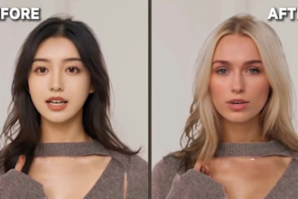 do realistic ai face swap, voiceover dubbing in one day
