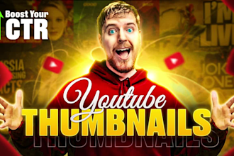 design scroll stopping youtube thumbnail to boost your CTR