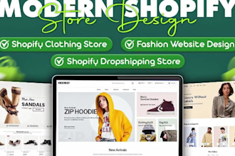 design, redesign shopify store, shopify dropshipping store, shopify website