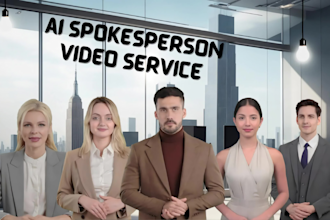 create ultra realistic ai spokesperson explanation videos in any language