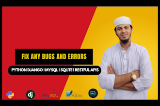 fix python django, sqlite3, apis issues errors and bugs