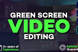 edit your green screen videos or any video
