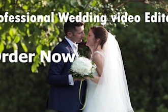 do  video editing for your wedding, birthday,vlogs,tiktok and youtube etc