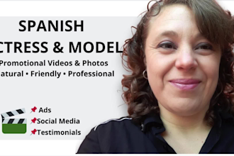 be your spanish actress and advertising model