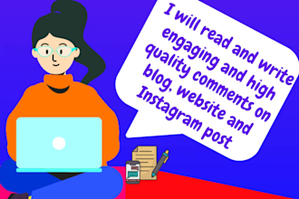 read post and write engaging comments