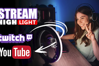 edit twitch or kick stream vod for a youtube highlight video