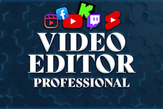 edit your video for gaming, social media, vlogs, or youtube