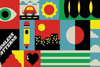 design seamless patterns for fabric, packaging, wallpaper, and print on demand