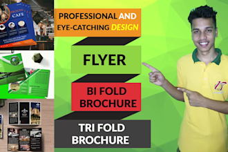 design corporate brochure and flyer within 24 hour