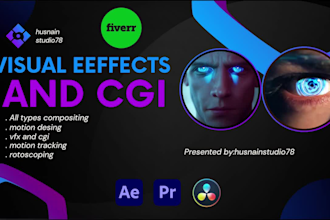 do vfx, compositing, animation, clean up, background remover
