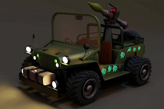 create 3d game assets, props, objects, and icons using maya
