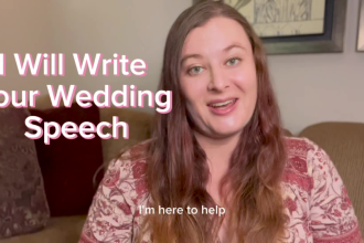 write a touching mother of the bride or groom speech
