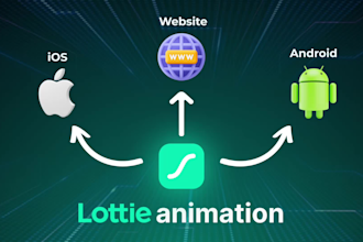 create lottie animation for your website or app