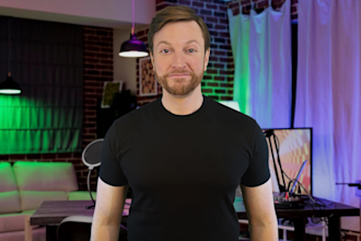 create a captivating spokesperson video to wow