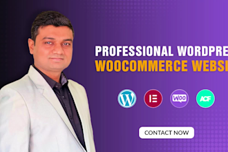 create professional wordpress woocommerce website