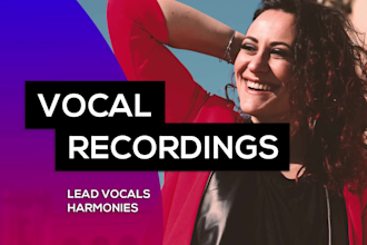 professionally record powerful and warm female vocals
