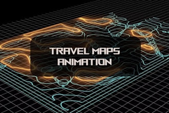 create any travel map animation