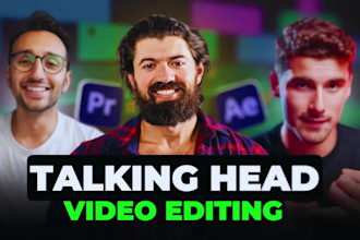 edit a high quality youtube talking head video