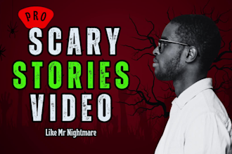 create horror scary stories for youtube video