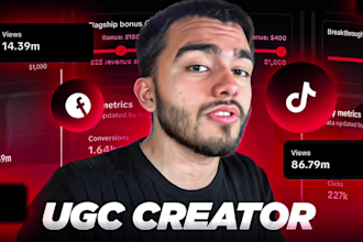 create ugc videos as a trusted male creator for your brand