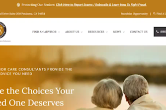 website for homecare elderly care assisted living dental healthcare sales funnel