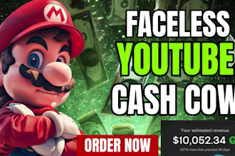 create cash cow faceless automated videos, cash cow motivational videos,