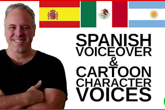 record professional latin spanish voice overs
