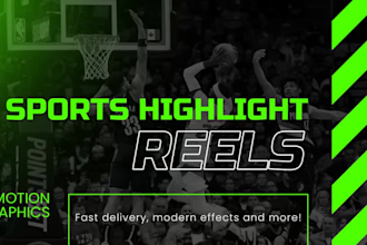 create sports highlight reels for instagram, youtube, tiktok