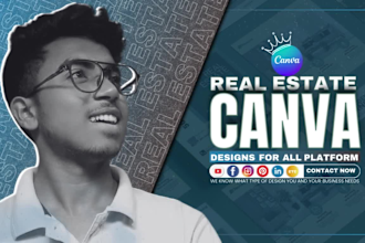 design real estate custom and editable templates for you