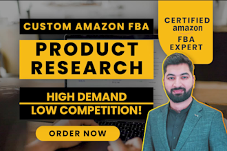 do amazon product research for fba private label