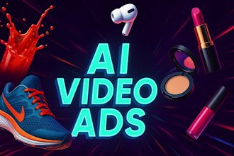 create an ai commercial video or ai product ad for social media