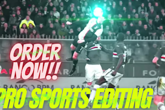 create a football edit for tiktok and youtube