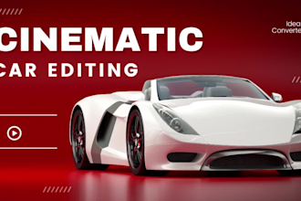 create cinematic car video with trendy effect
