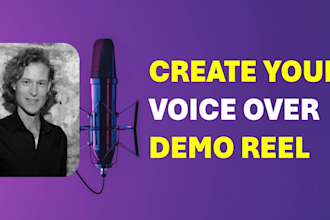 create your voice over demo reel