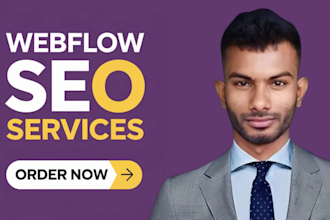 do webflow SEO for higher rank on google