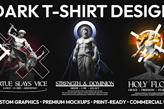 design dark streetwear tshirts