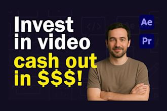 edit any after effects template and also create custom animations