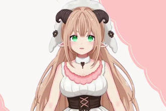 draw male or female live2d character, 2d vtuber model,vtuber rigging, vtuber art
