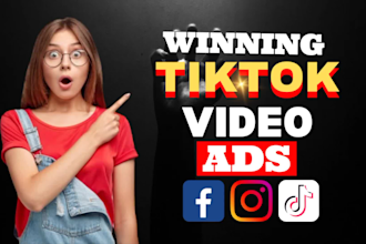 create shopify  facebook video ads for dropshipping products