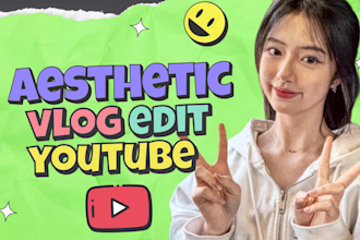 do aesthetic vlog video editing for youtube