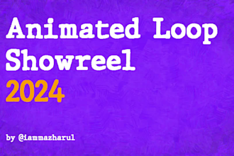 create a custom music visualizer or seamless animation loops