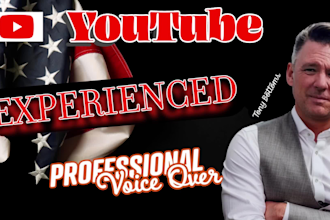 record a deep american male voice over for youtube automation