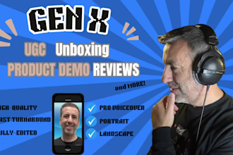 create a ugc unboxing and demo video for your product