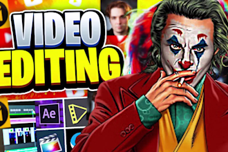 edit videos in professional style like magnates media and james jani
