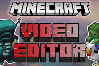 edit minecraft gameplay into a video for youtube