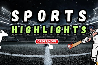 make sports like football, cricket, baseball, wrestling highlights