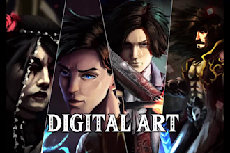 draw your character digitally