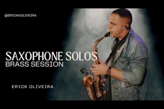 record professional saxophone solos and horn section arrangements