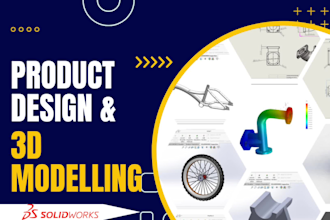 create 3d parts for manufacturing and assemblies in solidworks