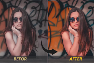 do photo editing, retouching and unwanted object remove in 2 hours